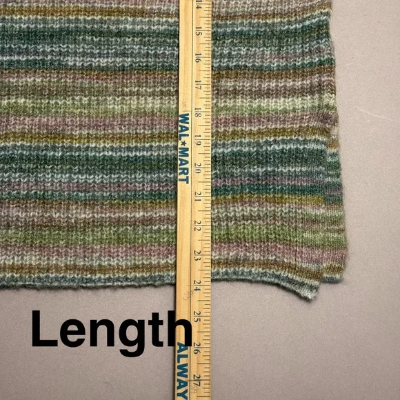 NWT Hem & Thread Multicolor Striped Women's Sweater - Picture 5 of 7